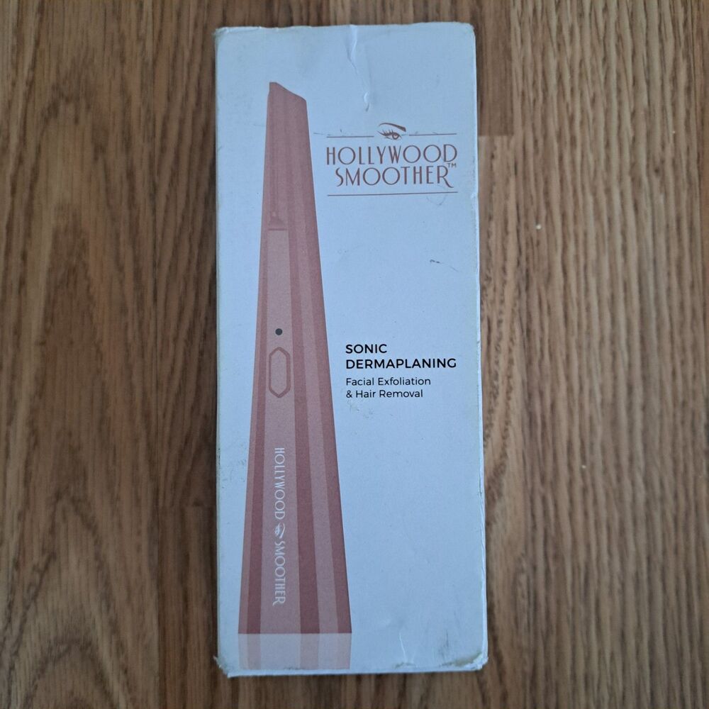 NEW Hollywood Smoother SONIC Dermaplaning Facial Exfoliation & Hair Removal